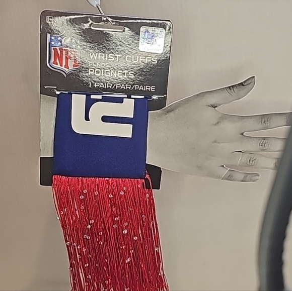 NY Giants wrist cuffs - Picture 4 of 4